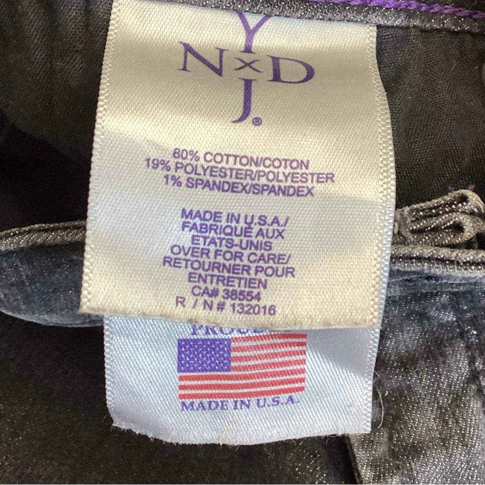 NYDJ Charcoal Denim Jeans 14W - Picture 8 of 8